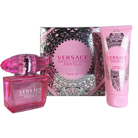 versace bright crystal lotion set|Versace Bright Crystal perfume sale.